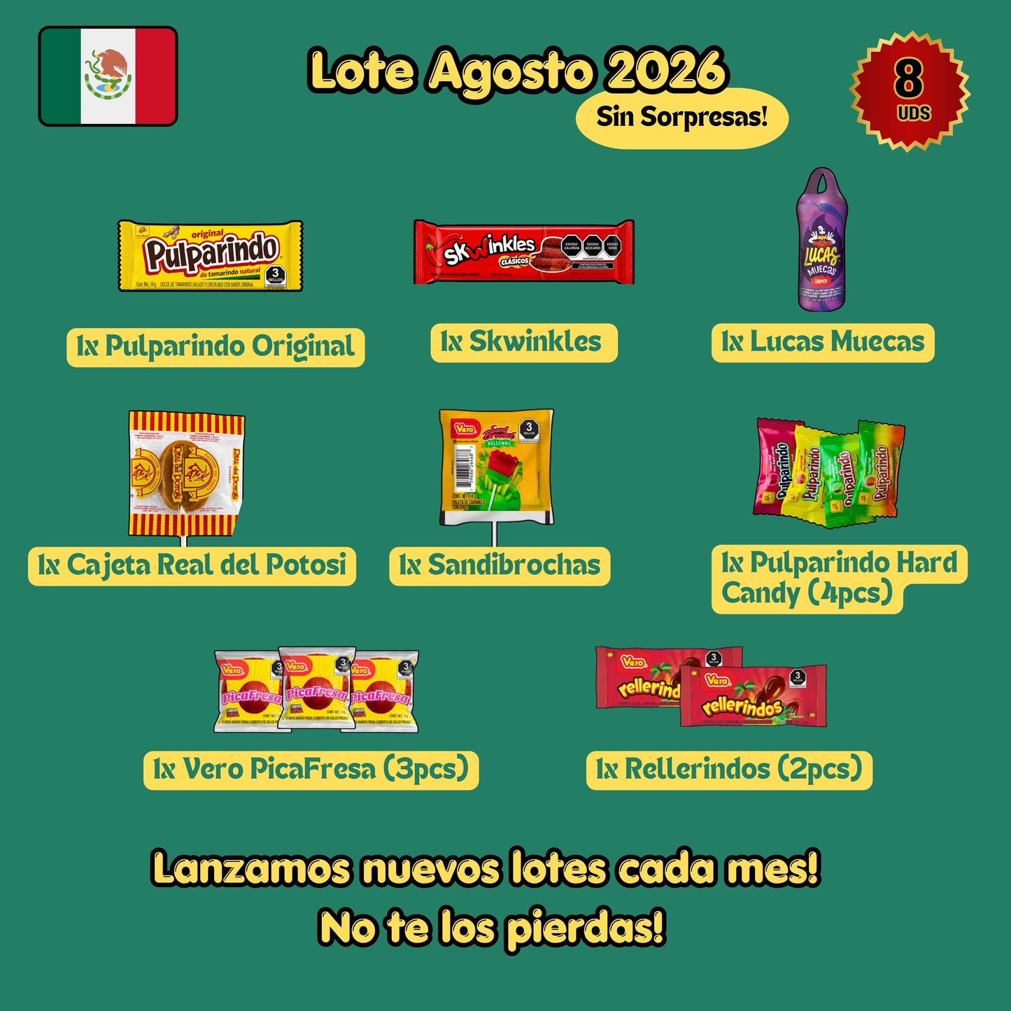 LOTE DULCES MEXICANOS