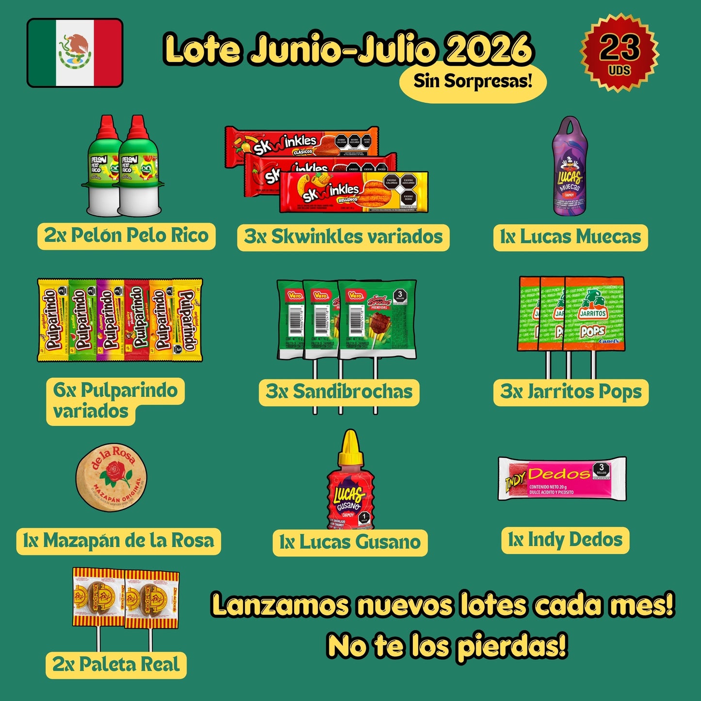 LOTE DULCES MEXICANOS