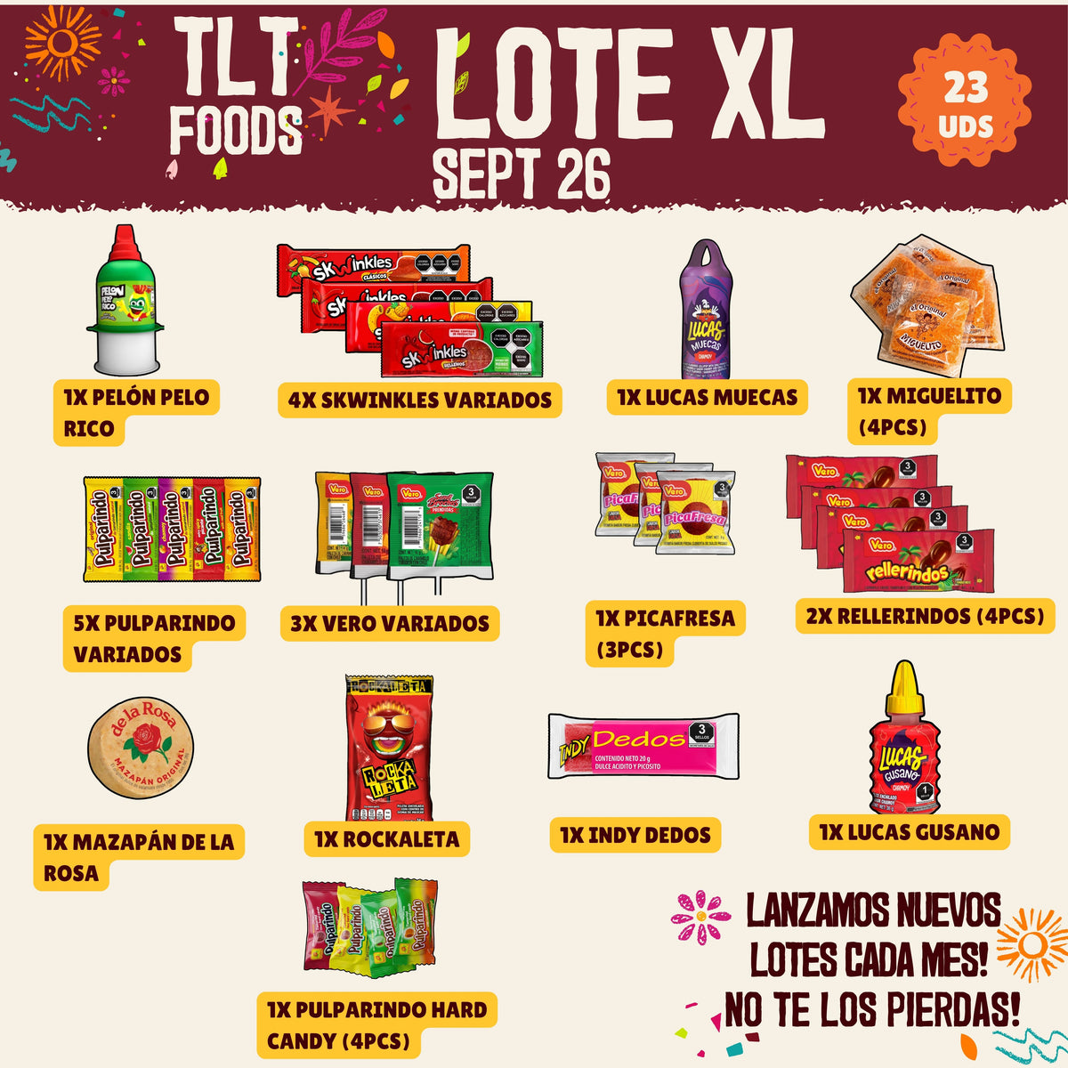 LOTE DULCES MEXICANOS