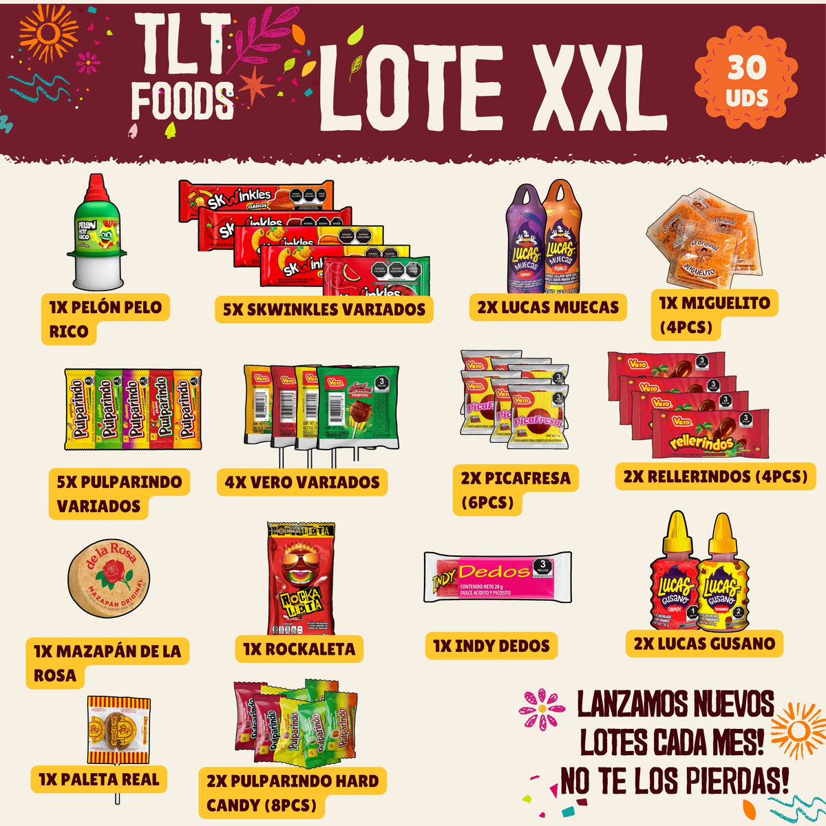 LOTE DULCES MEXICANOS