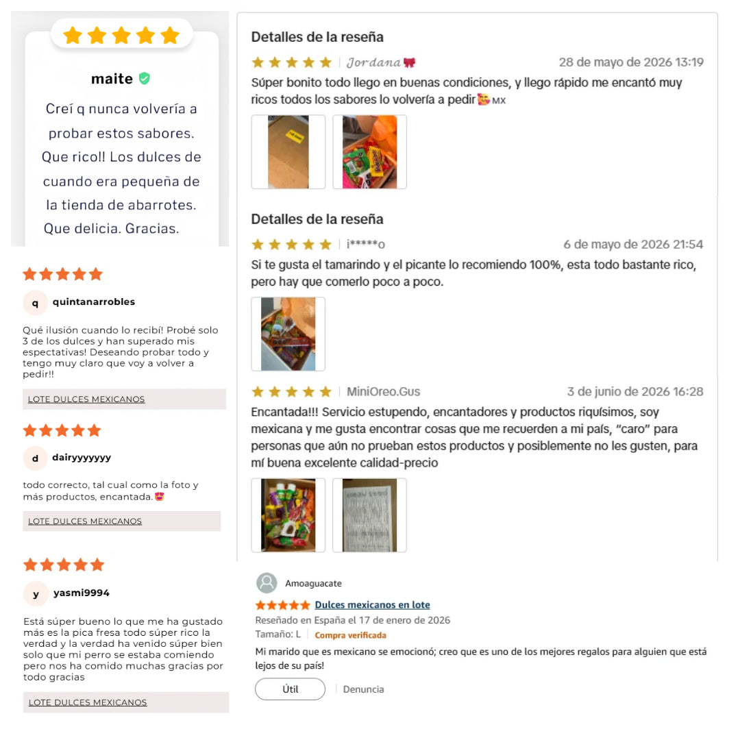 LOTE DULCES MEXICANOS